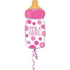 Folienballon Babyflasche Girl