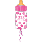 Folienballon Babyflasche Girl