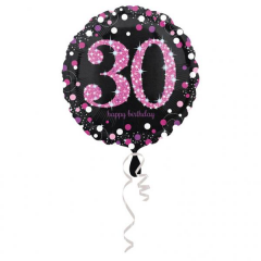 Folienballon pink 30