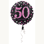 Folienballon pink 50