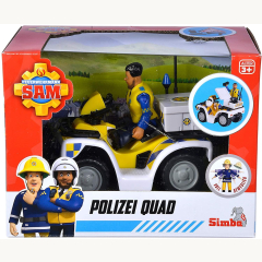 Feuerwehrmann Sam Polizei Quad mit Figur