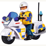 Feuerwehrmann Sam Polizei-Motorrad mit Figur