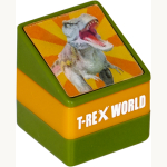 Foto-Stempel T-Rex-World, sort.