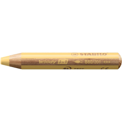 STABILO Farbstift Woody 3in1 Pastellgelb