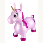 Hüpfpferd Einhorn pink