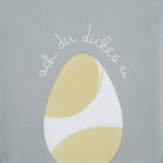 OSTERN Serviette Ach du dickes