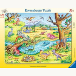 Rahmenpuzzle Dinosaurier 15Teile