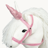 HOBBY HORSES UNICORN HORN AND HALTER, PINK