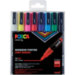 Uni Posca Pigmentmarker 8 St. sort.