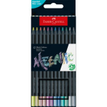 FaberCastell Farbstifteetui Black Edition Metallic