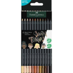 Faber Castell Farbetui 12St Black Edition Skin Tones