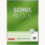 BRUNNEN Schulblock A4 Lin20