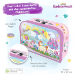 Kinderkoffer Einhornwelt groß