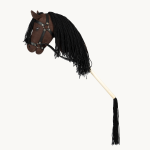 Hobby Horse, open mouth- Brown