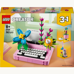 31169 Creator Schreibmaschine mit Blumen