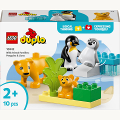 10442 Wildtier-Familien: Pinguine und Lö