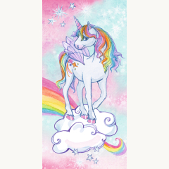 Zauberhandtuch Regenbogen-Einhorn